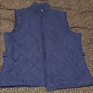 blue comfy vest
